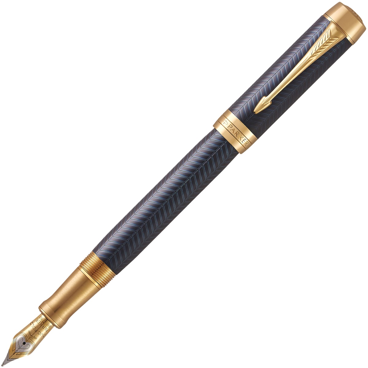 PARKER 1931369 DUOFOLD PST BLU CHV GT FP-C F GB